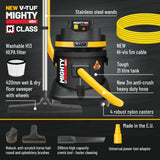 V-TUF M-Class Mighty 21L Industrial Dust Extraction Wet & Dry Vacuum Cleaner 110V