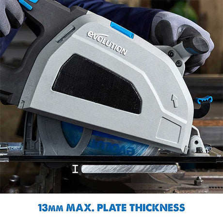 Evolution S210CCS 210mm TCT Heavy Duty Metal Cutting Circular Saw 240V