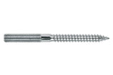M8 x 60 Wood (37mm) to Metal (15mm) Steel Bright Zinc Plated Dowels, TX 25 Drive