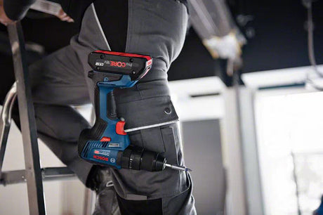 Bosch GSB 18V-55 Combi Drill with 2 x 4.0h Lion Batteries, Charger & L-Boxx