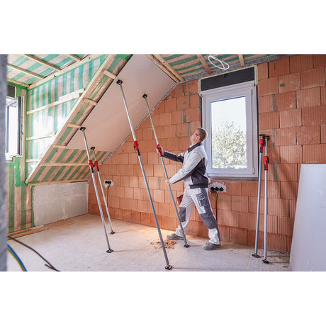 Bessey 1700 - 3000mm Pump Action Telescopic Drywall Support Bar STE300
