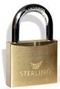 30mm Double Locking Brass Padlock Keyed Alike