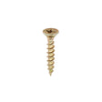 Timco 3.5 x 20mm (6 x 3/4) Countersunk Pozi Pz2, Classic Woodscrew, Steel Zinc / Yellow Plated, 35020CLAF