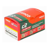 4.0 x 30 Timco Countersunk TX20 Clamp Fix C2 Woodscrews Yellow 40030C2C