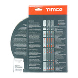 Timco 9" (230 x 22.2mm) General Purpose Sintered Diamond Disc