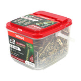 5.0 x 50 Timco Countersunk TX25 Clamp Fix C2 Woodscrews Yellow (Tub of 600) 50050C2CTUB