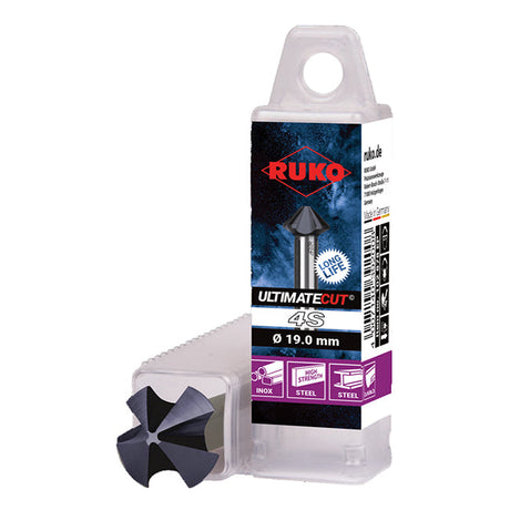 12.4mm Ruko Ultimatecut 4S Flute Countersink HSSE-Co 5 102876EP