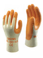 Size 9 (L) Showa 310 Orange Builders Latex Grip Gloves SHO310Y3 (1 pair)