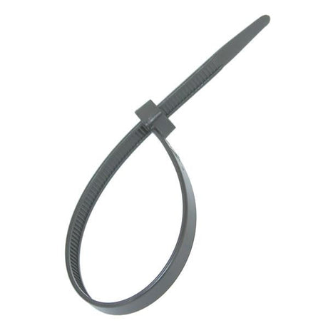 7.8 x 300 Black Cable Ties, Packed in 100's