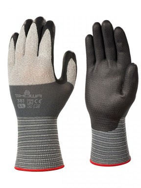 Size 9 (XL) Showa 381 Nitrile Palm Assembly Gloves SHO3814 (1 pair)