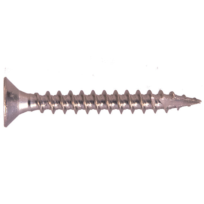 4.0 x 70 (8 x 2"3/4) Countersunk Pozi Woodscrew Stainless Steel A4 (316)