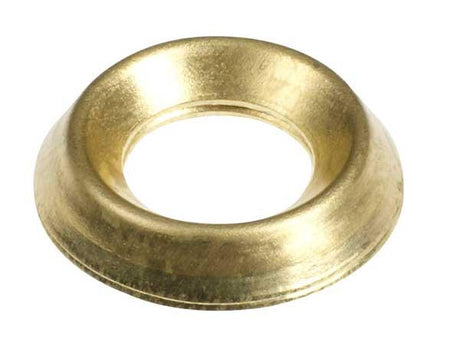 No 12 (5.5) Brass Surface Screw Cup Washer