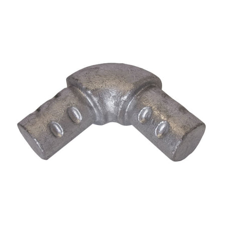 Elbow Crimp Joint C71 Size 6 (G25) Handrail Fitting, Galvanised (Kee Klamp Compatible)