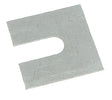 No.4 100mm x 100mm x 5mm with a 25mm slot (Suits bolts up to M24) Steel Metal Horseshoe Trouser Shim galvanised