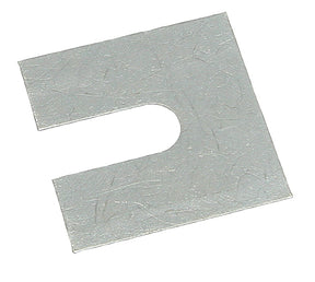 No.4 100mm x 100mm x 5mm with a 25mm slot (Suits bolts up to M24) Steel Metal Horseshoe Trouser Shim galvanised