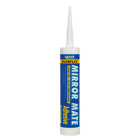 Everbuild Mirror Mate Sealant and Adhesive, White 310ml