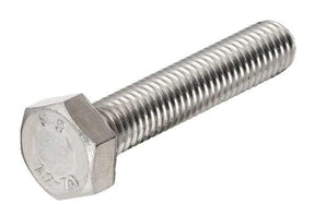 M20 x 70 Hexagon Set Screws, Stainless Steel A2 (304), DIN 933