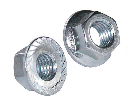 M10 Hexagon Serrated Flange Nuts Stainless Steel A2 DIN 6923