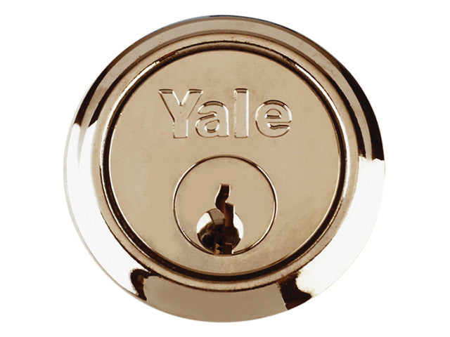 Yale Rim Cylinder 38 - 57mm Brass Door Lock with 6 Keys