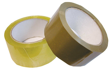 Brown 48mm  x 66 metre Heavy Duty Vinyl Packaging Tape