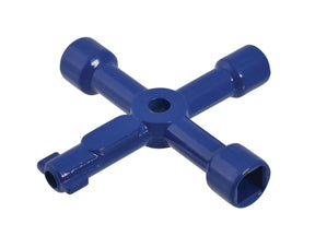 Faithfull 4 Way Utility Meter Key FAISUKEY