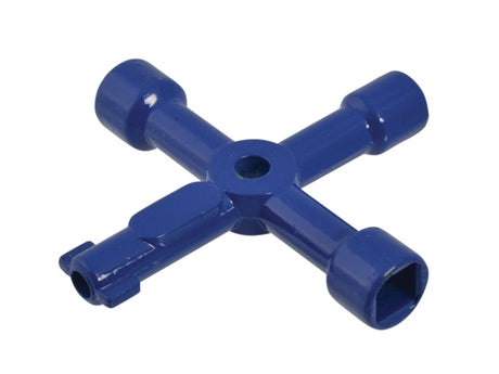 Faithfull 4 Way Utility Meter Key FAISUKEY