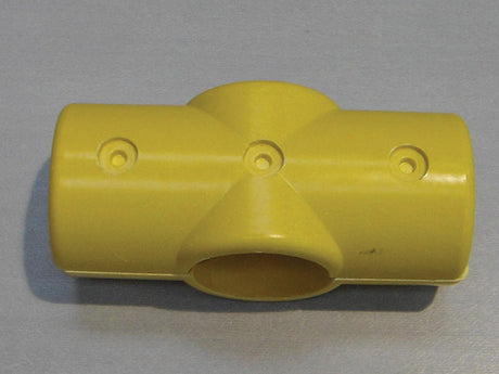 Yellow 4 Way Cross Connector (In two halves) MH4WY