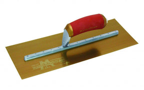 Marshalltown 13" x 5" Gold Stainless Steel Plasterers Float - MPB13GSD