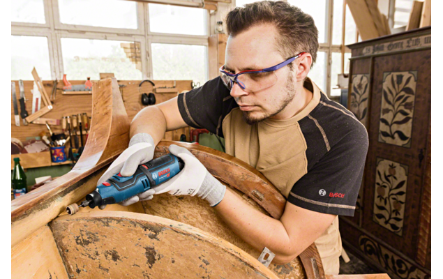 Bosch GRO 12V 35 Rotary Tool, 2 x 2.0Ah Batteries & 5 x Cutting Weels in L-Boxx