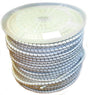 6mm White & Black Elastic Bungee Shock Cord, Sold in multiples of 1 Metre
