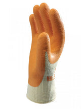 Size 9 (L) Showa 310 Orange Builders Latex Grip Gloves SHO310Y3 (1 pair)