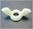 M5 Wing Nut Nylon Grade 66 Natural White