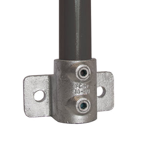 Railing Side Support Horizontal C14 Size 7 (G32) Handrail Fitting, Galvanised (Kee Klamp Compatible 115-7)
