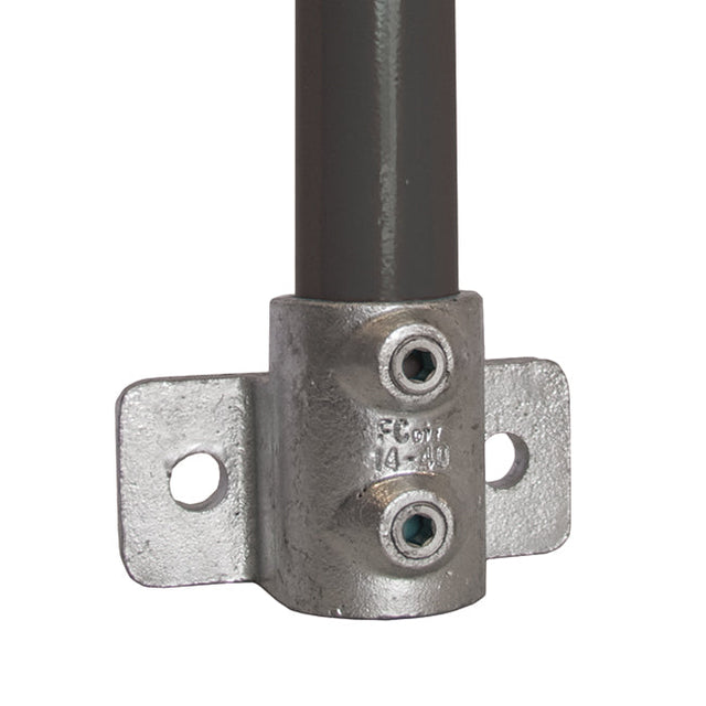 Railing Side Support Horizontal C14 Size 7 (G32) Handrail Fitting, Galvanised (Kee Klamp Compatible 115-7)