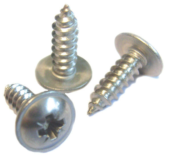 No.10 X 3/8" Flange Pozi AB Self Tapper Stainless Steel A2