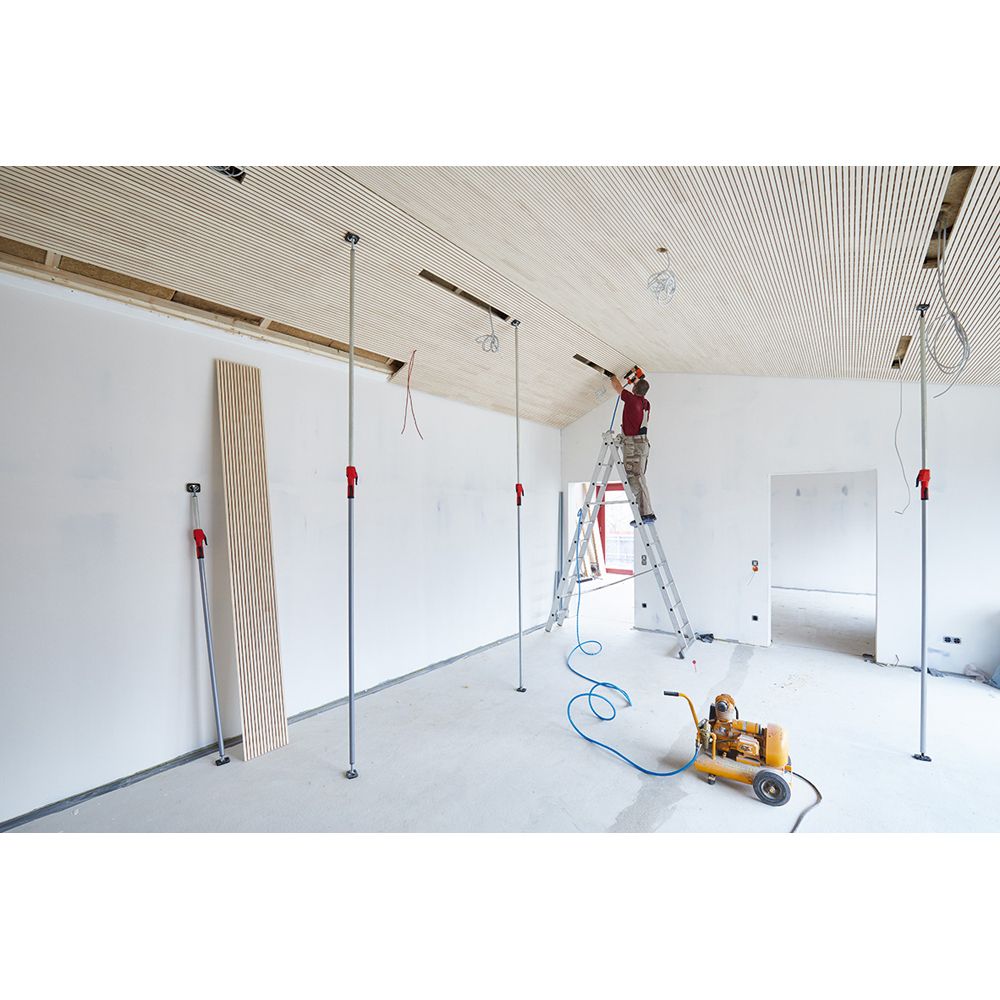 Bessey 1700 - 3000mm Pump Action Telescopic Drywall Support Bar STE300