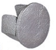 Metal End Cap C65G Size 6 (G25) Handrail Fitting, Galvanised (Kee Klamp Compatible 81-7)