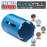 112 x 150mm P5-EDDC Dry Diamond Core Drill Bit 1/2" BSP DC12659A