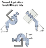 M10 Lindapter FLS10 Swivel Clamp, Bright Zinc Plated FLS10