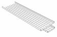 Cable Tray, Straight 3 Metre Length Medium Return Flange 50mm, Pre-Galvanised