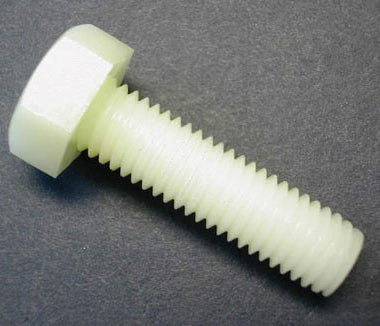 M6 x 40 Nylon Hexagon Head Set Screw DIN 933