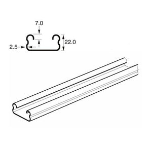 Shallow Plain Channel Heavy Gauge x 6 Metre, 21mm x 41mm x 2.5mm, Mild steel pre-galvanised. Unistrut compatible P3300X6 SC200/3M