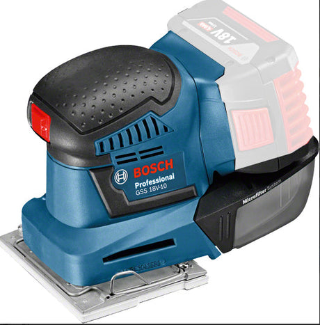Bosch GSS 18V-10 Cordless Palm Sander (No Battery)