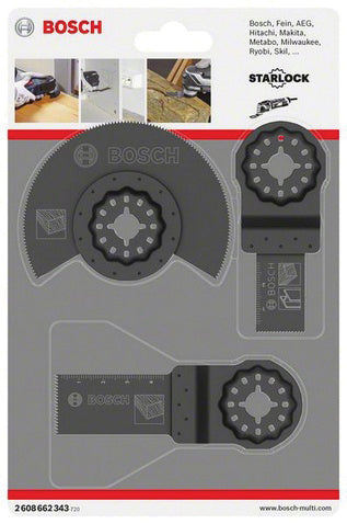 Bosch GOP 3 Piece Wood Multi-Cut Set 2 608 662 343