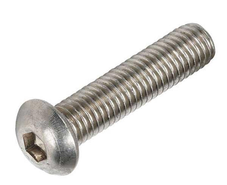 M10 x 40 Socket Button Screws, Stainless Steel A2 (304), ISO 7380