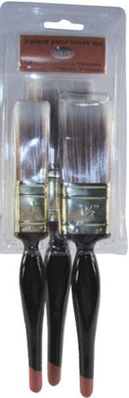 3 Piece Synthetic 1", 1.1/2" & 2" Paint Brushes Set