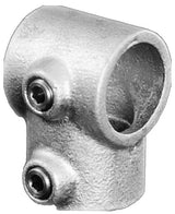 Short Tee C03 Size 8 (G40) Handrail Fitting, Galvanised 101-D48 (Kee Klamp Compatible 10-8)