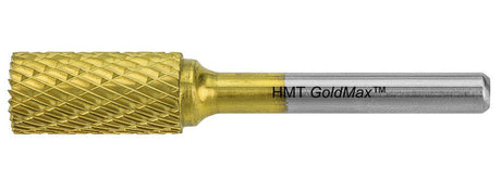 HMT Goldmax TCT Burr 6mm Cylinder 6mm Shank 402040-0060