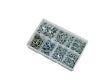 615pc 6-10g Csk Pozi AB Self Tapping Screw Kit. Bright Zinc Plated. Kitmaster KM105107