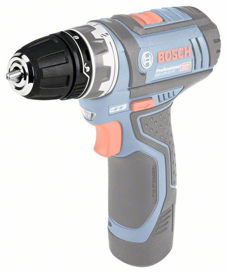 Bosch GSR12V-15 Flexiclic Cordless Drill / Driver Set with 4 Heads, Charger & 2 x 2.0Ah Batteries in L-Boxx